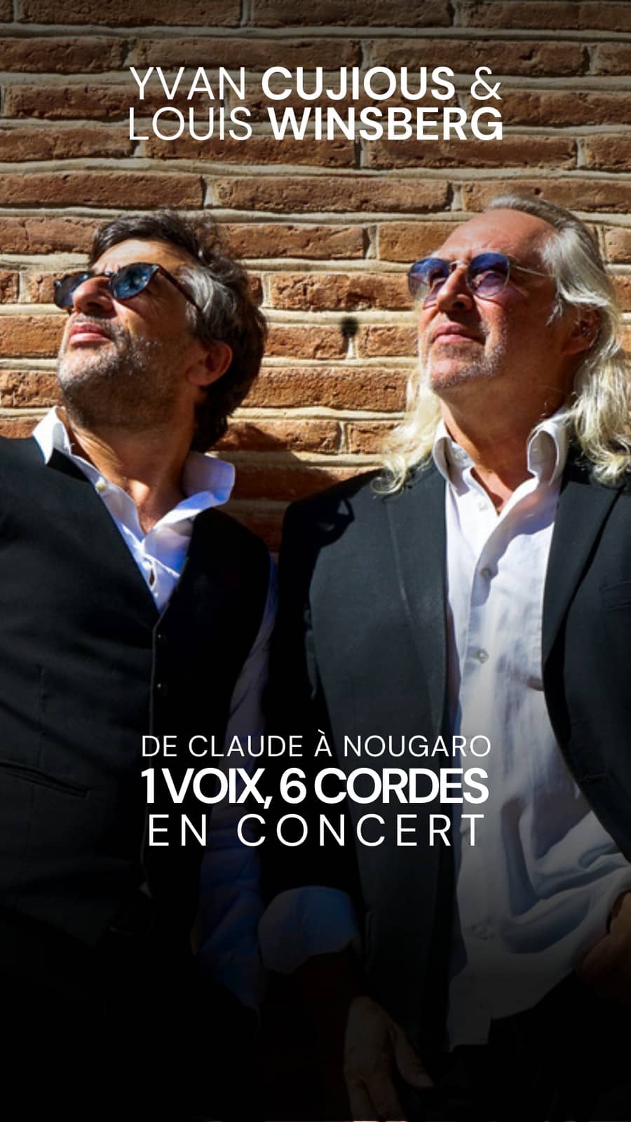 Les Jeudis du Jazz / Yvan Cujious et Louis Winsberg 1 voix, 6 cordes - De Claude à Nougaro